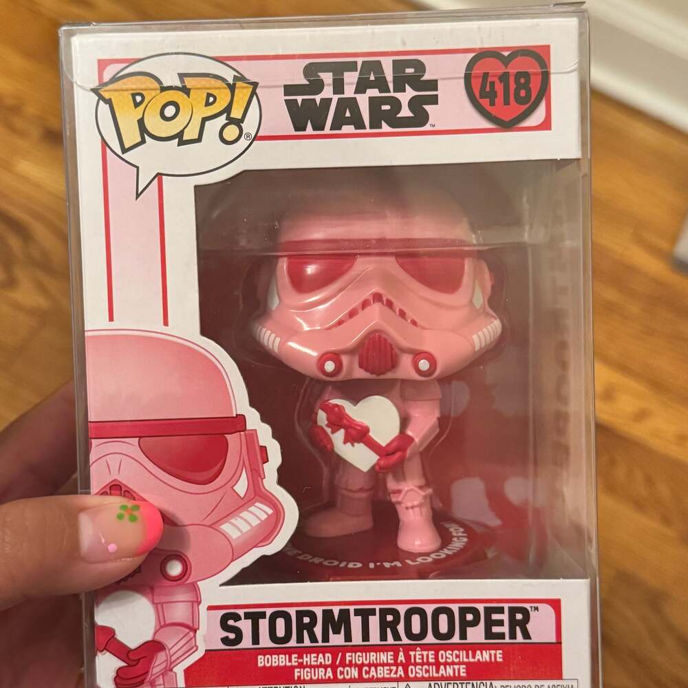 Funko Pop! Star Wars:Stormtrooper with Heart #418